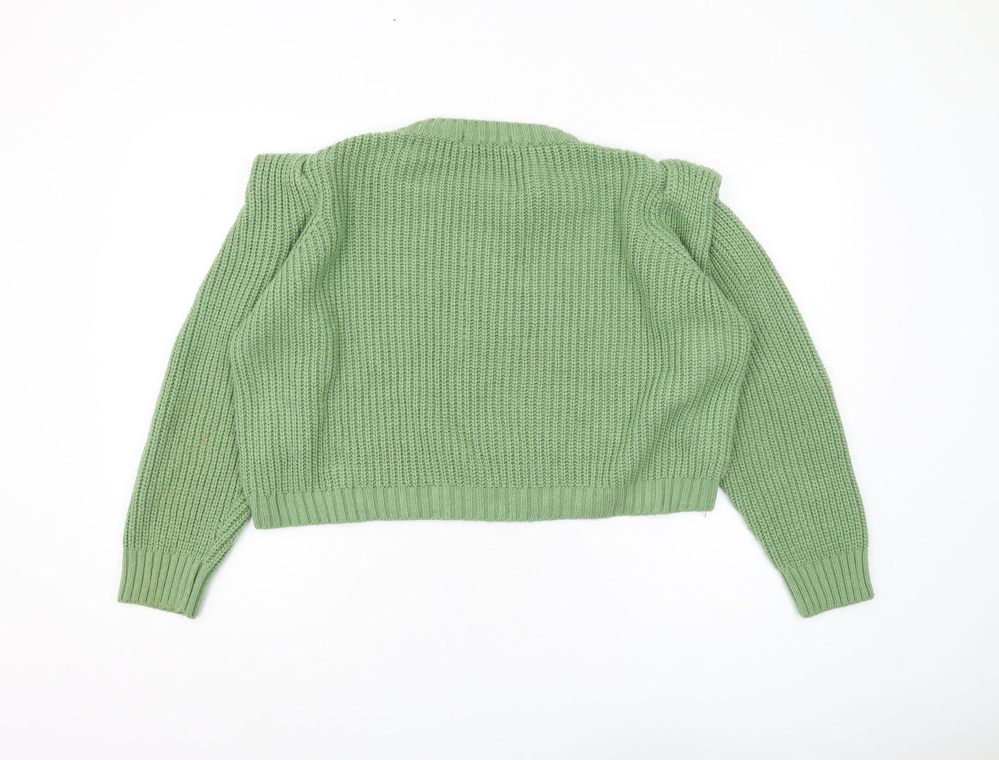 Womens UK Size L Oasis Green Pullover Jumper