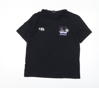 George Men's Black Mandalorian T-Shirt, Medium