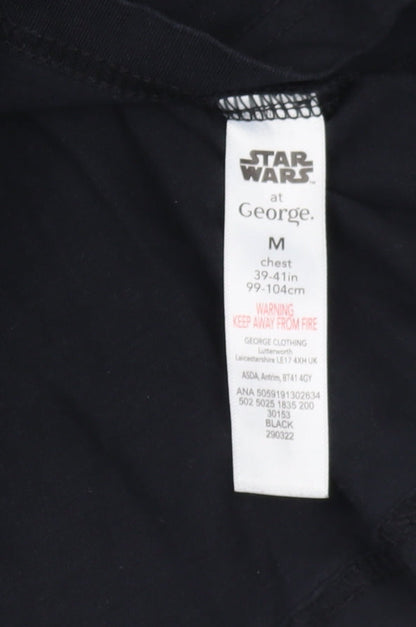 George Men's Black Mandalorian T-Shirt, Medium