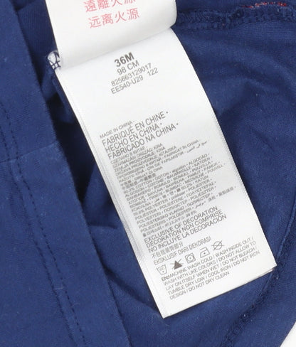 Levi's Boys Blue Logo T-Shirt - Size 3 Years