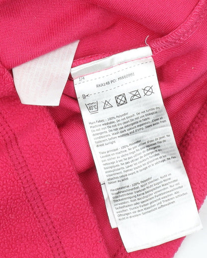 Regatta Girls Pink Fleece Sweatshirt 5-6 Years Outdoor