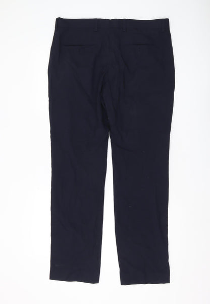 French Connection Men's Black Trousers, Size 34