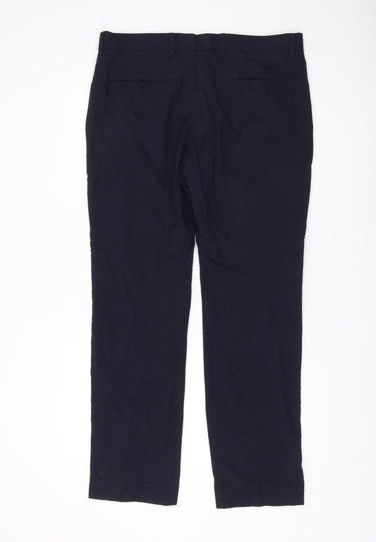 French Connection Men's Black Trousers, Size 34