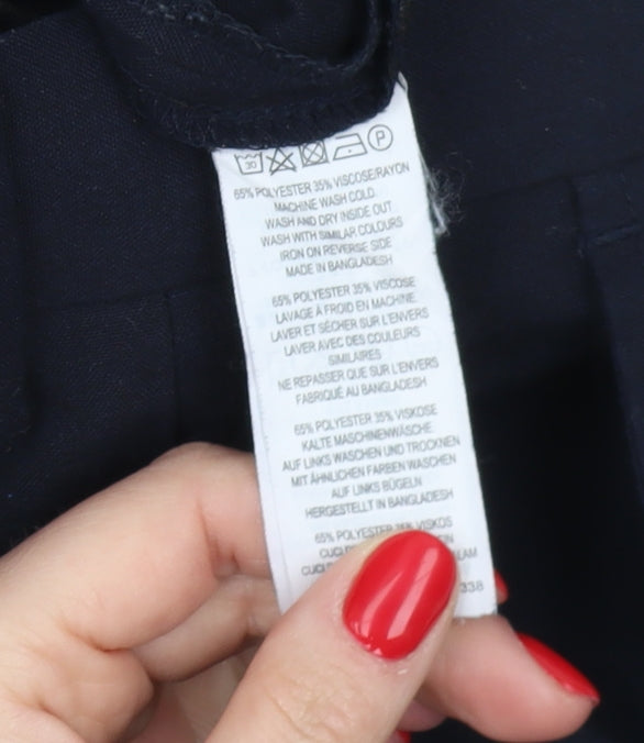 French Connection Men's Black Trousers, Size 34