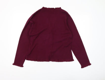 Womens UK Size L CC Purple Cardigan Jumper