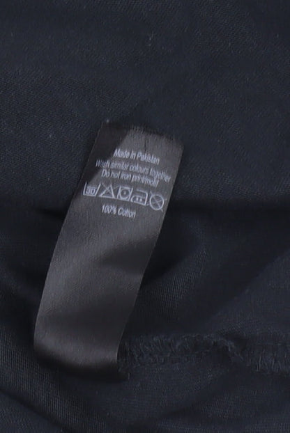 Route 66 Men's XL Black Retro T-Shirt