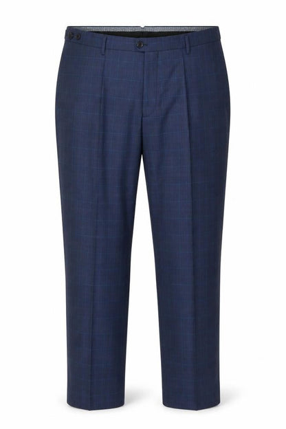 Mens UK Size 38L Skopes  Dress Pants Blue Trousers
