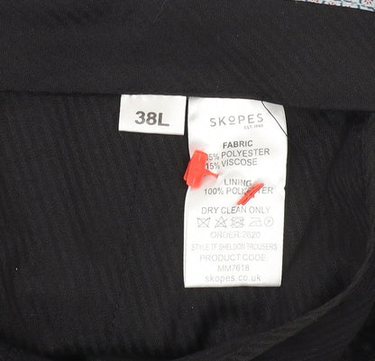 Skopes Men's Blue Check Dress Pants 38L