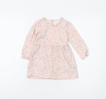 Primark Disney Girls Pink 24 Months A-Line Dress