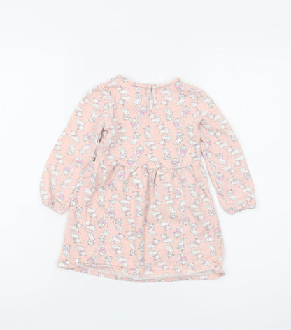 Primark Disney Girls Pink 24 Months A-Line Dress