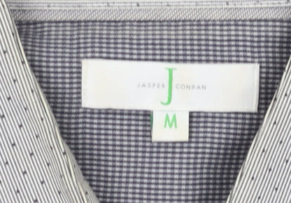 Jasper Conran Men's Grey M Button-Up Cotton Shirt