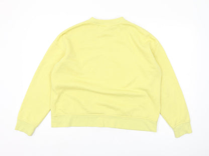 Womens UK Size S Disney Yellow Pullover Sweatshirt