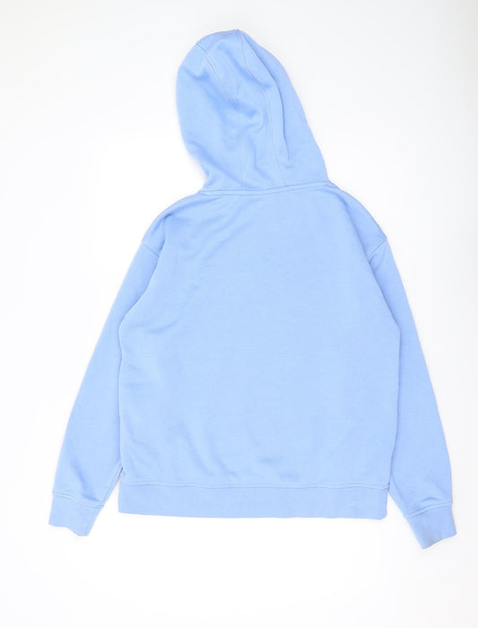 Womens UK Size 10/12 Disney Blue Pullover Hoodie