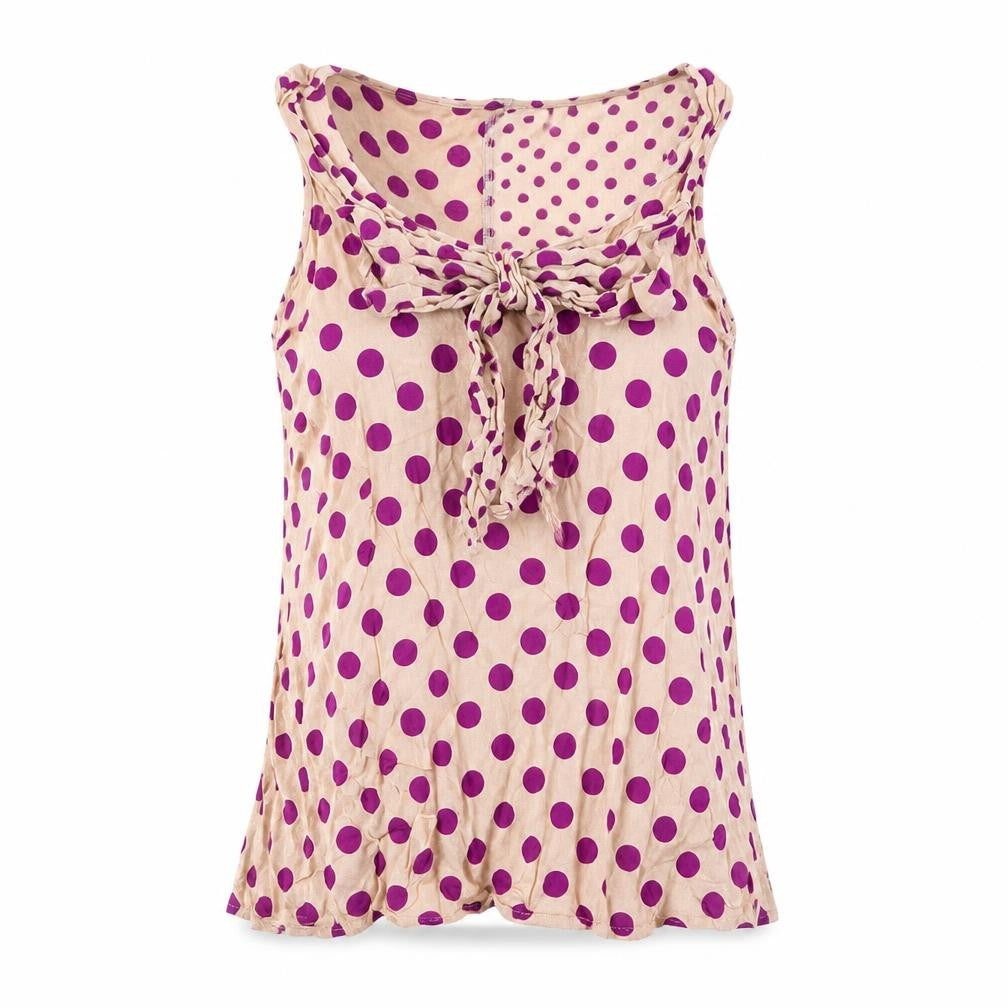 Womens UK Size 6 Topshop Beige Basic Tank