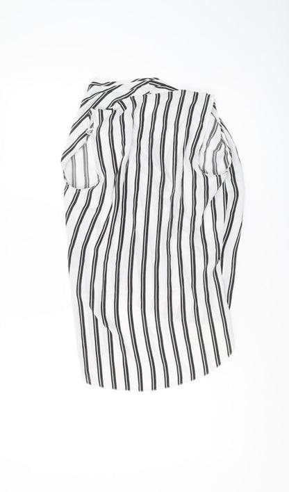 Miss Selfridge Women's Striped Sleeveless Blouse, Size 8