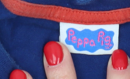 George Men's Blue Christmas Daddy Pig T-Shirt