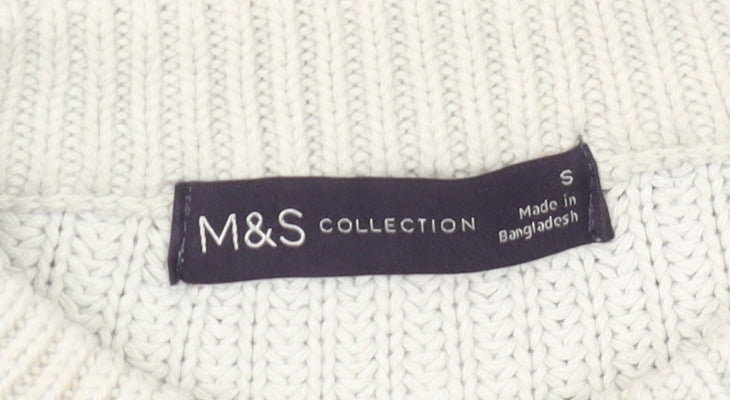 Womens UK Size S Marks and Spencer Multicoloured Pullover Jumper