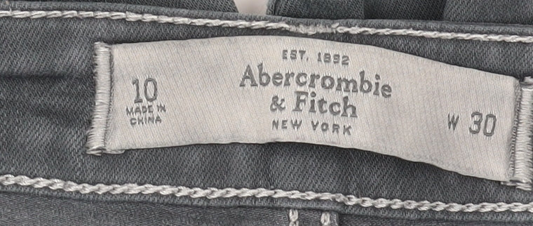 Abercrombie & Fitch Grey Skinny Jeans Women’s Size 10
