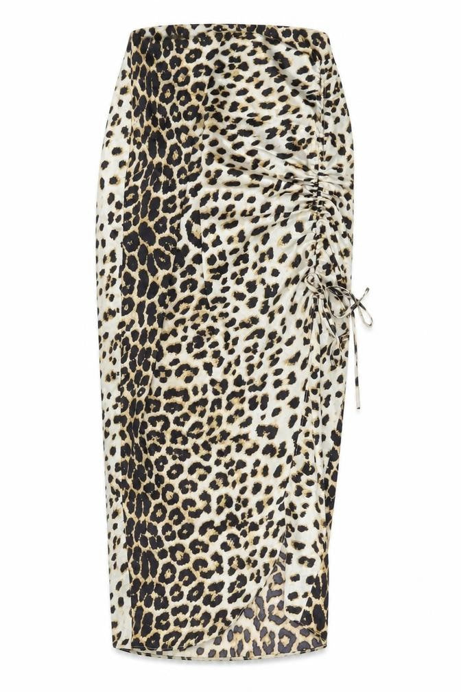 Womens UK Size 8 River Island Straight & Pencil Satin Skirt