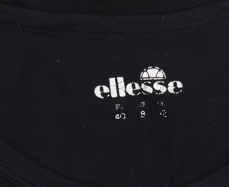 Ellesse Women's Black Athletic T-Shirt Size 12