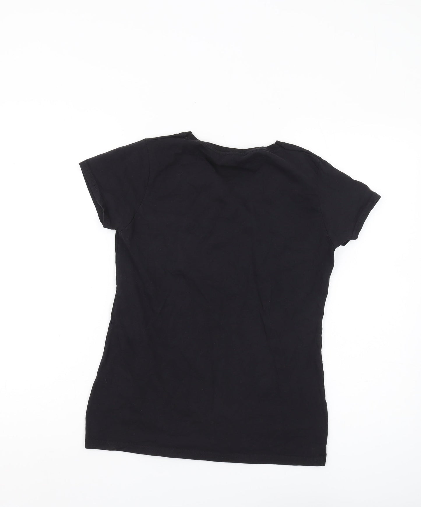 Teens UK Size S Disney Black  T-Shirt