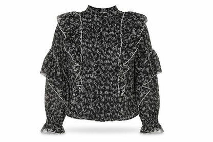Womens UK Size 8 Miss Selfridge Black Basic Blouse