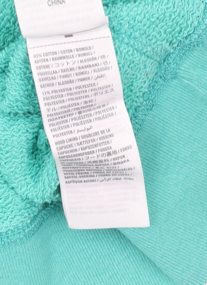 Hollister Women's Green Medium Pullover Hoodie, Graphic Print