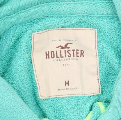Hollister Women's Green Medium Pullover Hoodie, Graphic Print