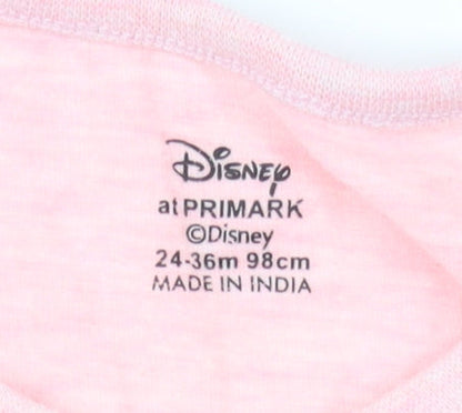 Disney Bambi Pink Girls T-Shirt Dress, 36 Months