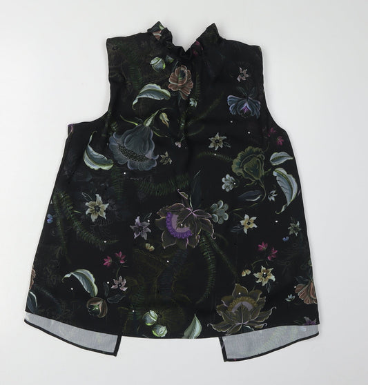 Womens UK Size 12 NEXT Black  Blouse