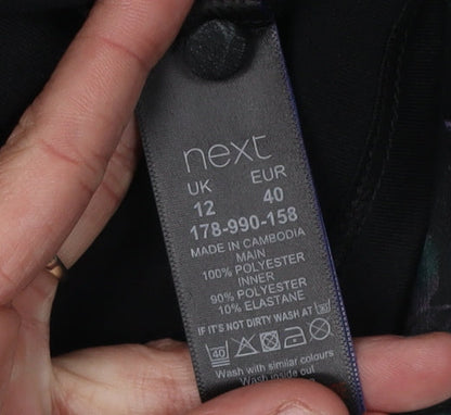 Womens UK Size 12 NEXT Black  Blouse