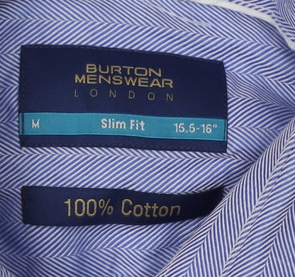 Burton Menswear London Blue Slim Fit M Shirt