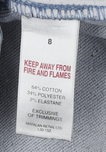 Matalan Women's Blue Skinny Jeans Size 8, Stretch Denim