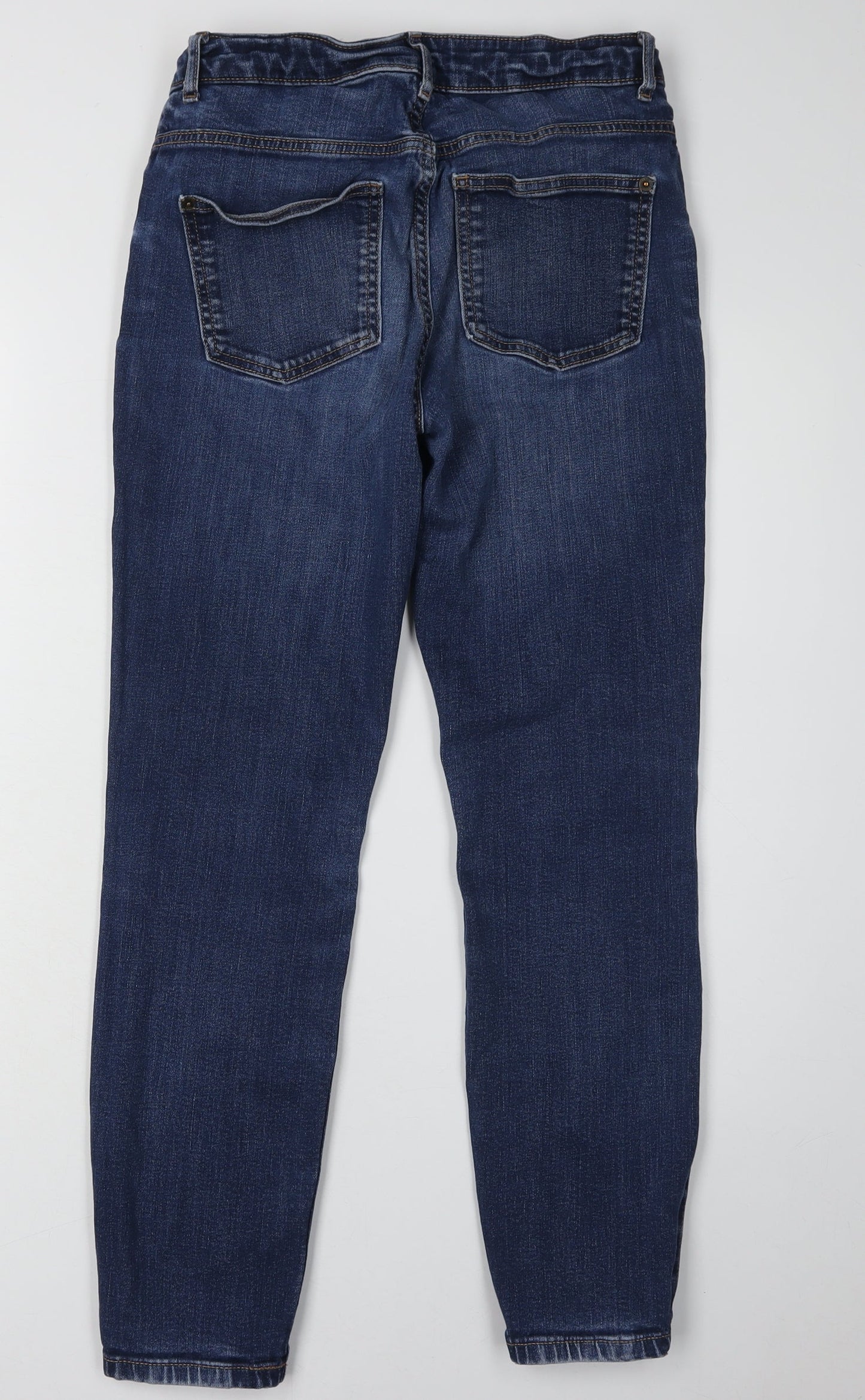 Womens UK Size 10 Marks and Spencer Regular Fit Skinny Blue Jeans