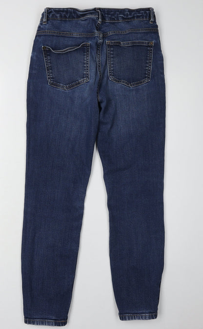 Womens UK Size 10 Marks and Spencer Regular Fit Skinny Blue Jeans