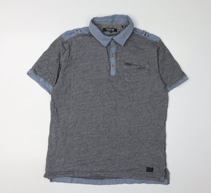 Firetrap Men's Grey Polo Shirt XL Casual Wear