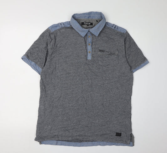 Firetrap Men's Grey Polo Shirt XL Casual Wear