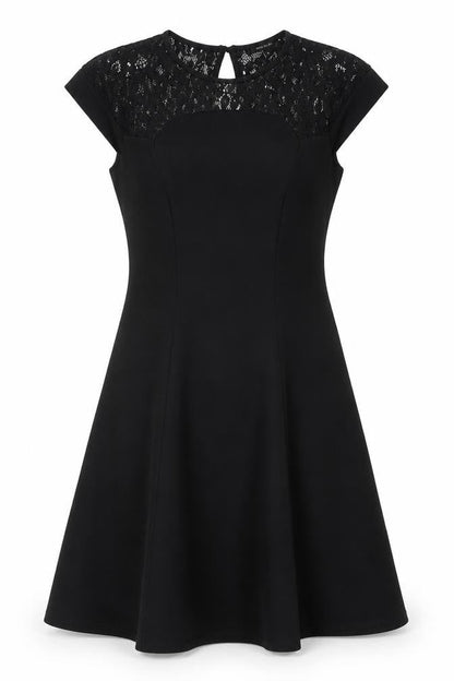 River Island Women's Black A-Line Dress Size 8