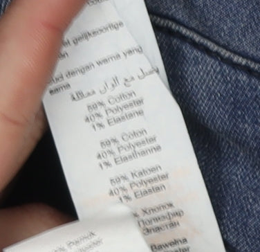 New Look Women's Blue Skinny Jeans Size 16