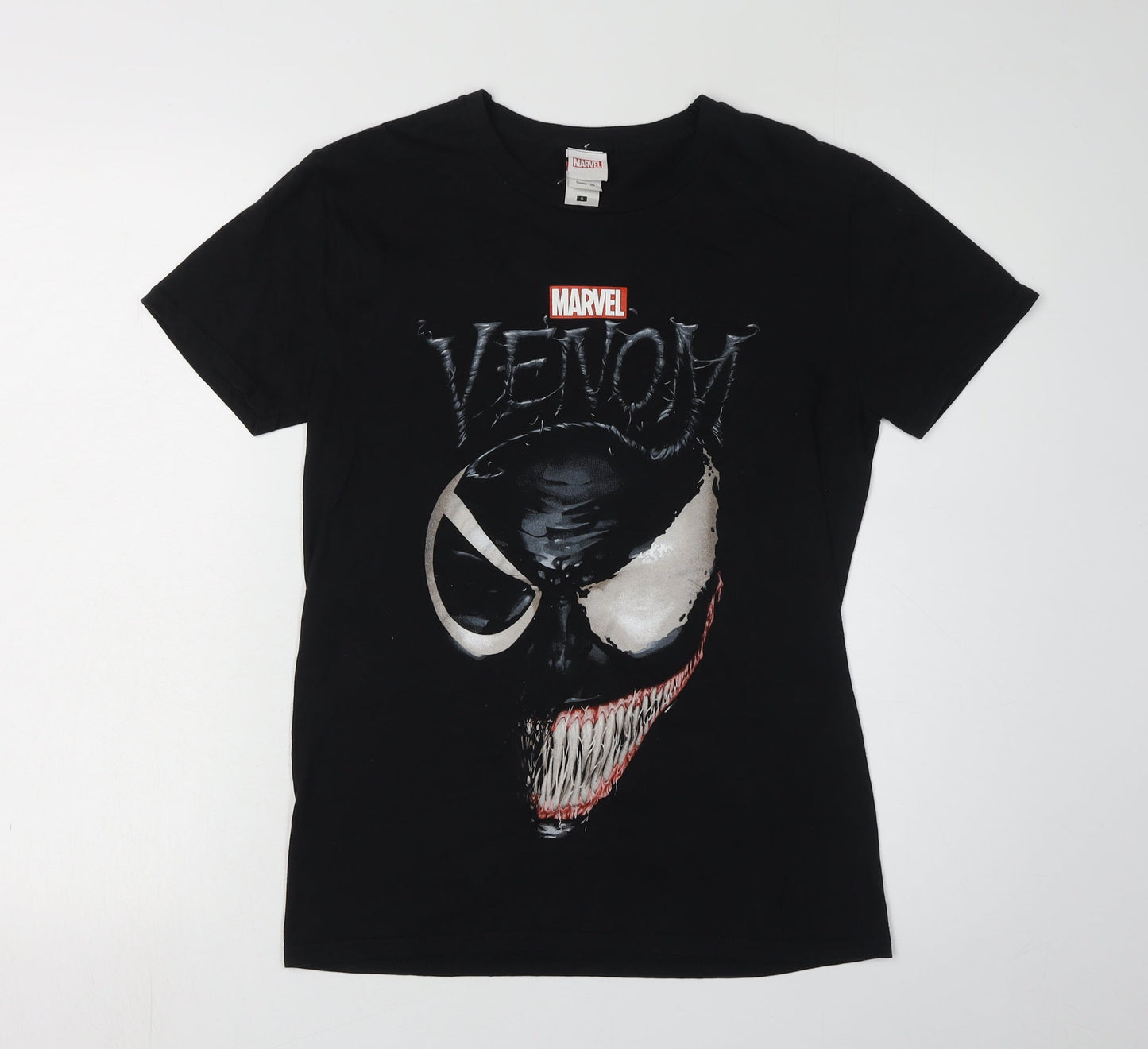 Marvel Venom Men's Black Graphic T-Shirt, Size S