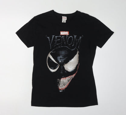 Marvel Venom Men's Black Graphic T-Shirt, Size S