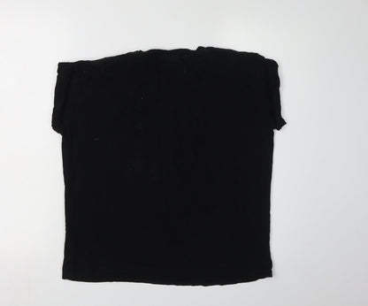Unisex Adults UK Size 12 Harry Potter Black  T-Shirt