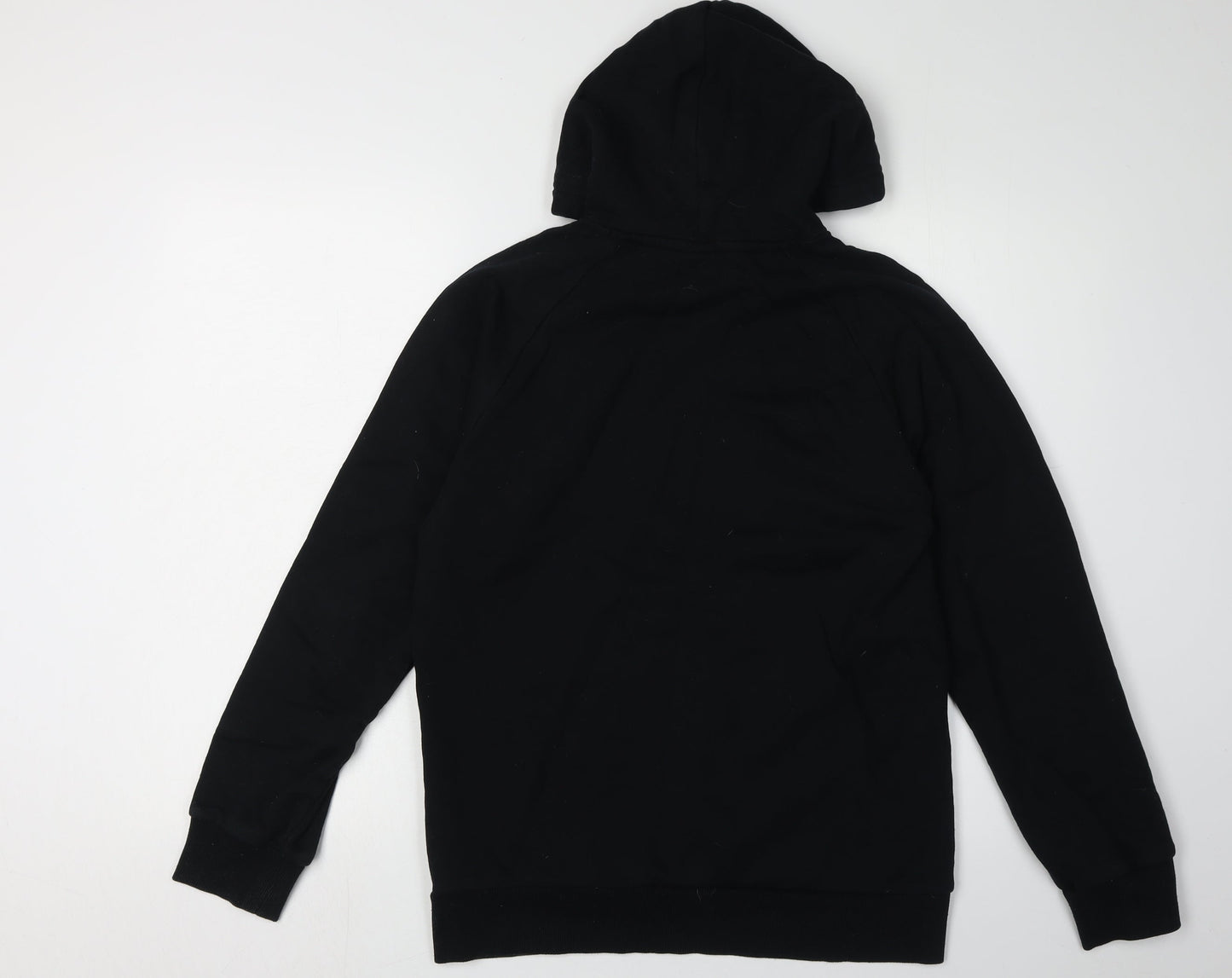 Adidas Men's Black Small Logo Hoodie