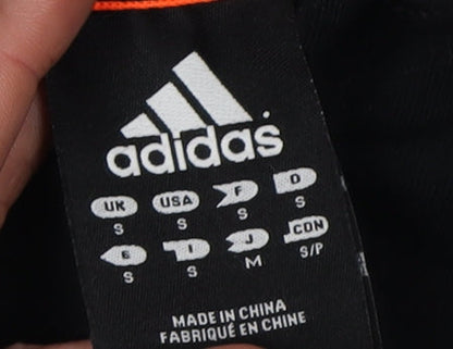 Adidas Men's Black Small Logo Hoodie