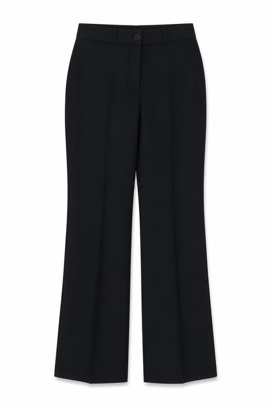 Womens UK Size 12 John Lewis & Partners Regular Fit Dress Pants Black Trousers