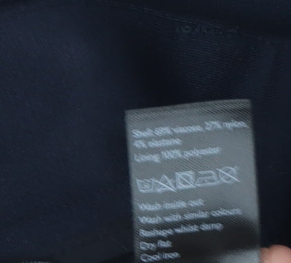 Womens UK Size 12 John Lewis & Partners Regular Fit Dress Pants Black Trousers