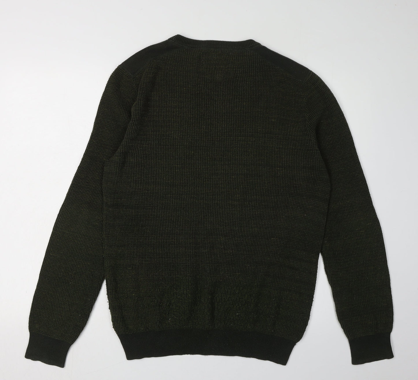 Threadbare Men's Green Pullover Jumper, Size M