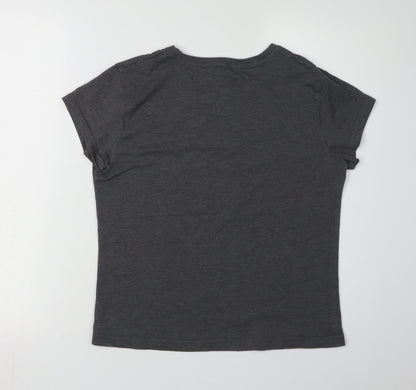 Teens UK Size 8 Disney at George Black Basic T-Shirt