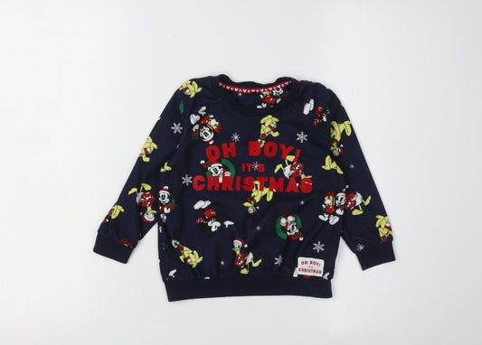 George Disney Mickey Mouse Christmas Pyjama Top 2-3 Years Boys