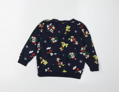 George Disney Mickey Mouse Christmas Pyjama Top 2-3 Years Boys